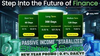 Stable Swap  Becoming The Safe Haven For Passive Income Veterans amp Smart Money  04 Daily Promo [upl. by Anwahsat836]