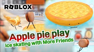 Apple pie play ice skating with More Friends roblox robloxedit gaming robloxgames games [upl. by Milewski103]