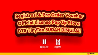 Registrasi amp Pre Order Voucher Official License Pop Up Store BTS TinyTan SUDAH DIMULAI 🎉 alfagift [upl. by Huppert]