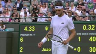 2016 Middle Sunday Highlights Jiri Vesely vs Joao Sousa [upl. by Pierce870]