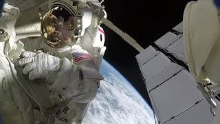 NASA Space Walk 41 in HD OUTSIDE THE ISS [upl. by Eppie350]