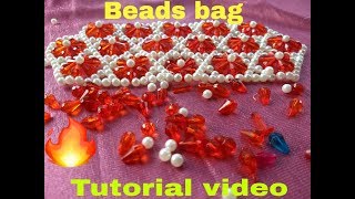 Part1 How to make beads bag made by Arpita creation [upl. by Sieracki936]