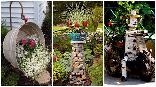 45 amazing garden ideas from old things Ecofriendly decor [upl. by Vincelette325]