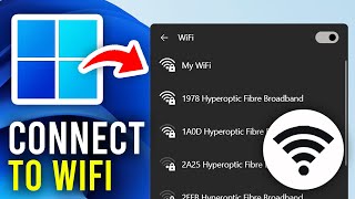 How To Connect To WiFi In Windows 11  Full Guide [upl. by Illak]