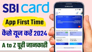 SBI Card App Kaise Use Kare  How to Use SBI Card App in Hindi  Registration  HumsafarTech [upl. by Tloc]