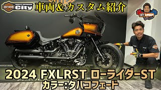 【カスタム車両紹介】2024年式FXLRST「ローライダーST」タバコフェード！グライドホイール等見所満載！カスタムの参考にぜひ！【川越スタイル】 [upl. by Eboh]