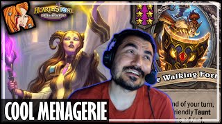 THESE MENAGERIE BUILDS ARE PRETTY GOOD  Hearthstone Battlegrounds [upl. by Mitman]