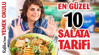 EN Sevdiğimiz 10 Salata Tarifi 🥗  Sezar Salata Enginar Salatası Gavurdağı Salata ve Daha Fazlası [upl. by Anitsirk]