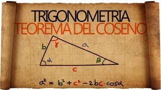 Teorema del Coseno in Trigonometria  Spiegazione ed esercizi classici [upl. by Katushka]