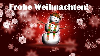 Weihnachtslied  Fröhliche Weihnacht überall Grüße zu Weihnachten versenden Grußkarten [upl. by Canty]