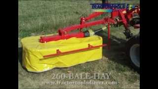 Galfre 130 Drum Mower  Hay Mower for Compact Tractors [upl. by Wilen]