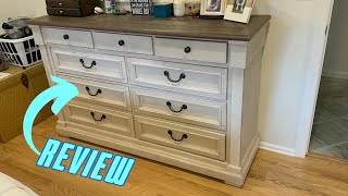 Review Signature Design by Ashley Furniture Bolanburg Farmhouse 9 Drawer Dresser [upl. by Newkirk472]