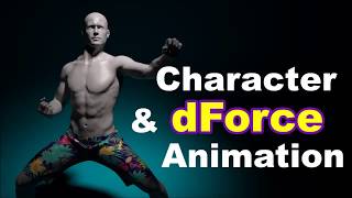 👨‍🏫dForce Tutorial How to make cloth animation in Daz Studio [upl. by Soni]