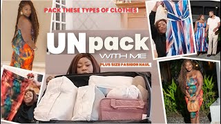 Plus Size Travel Packing Pack These Types of Clothes for your next Vacation Never Overpack Again [upl. by Hsihsa]