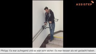 ASSISTEP  Die Treppensteighilfe  Endlich selbstständig Treppen steigen  Treppenhilfe [upl. by Salomo421]