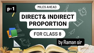 DirectIndirect Proportion Topic of class 8 [upl. by Hedvige]