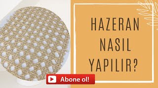 Hazeran Örgü Nasıl Yapılır  Kendin Yap  DIY [upl. by Sammie]