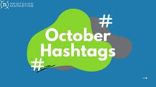 Popular October Hashtags [upl. by Lannie]