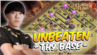 New Th9 war base  Unbeatable base with copy link Clash of clans [upl. by Eulaliah]