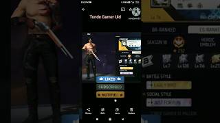 tonde gamer uid  tonde gaming uid  tonde gamer ki uid [upl. by Hsital]