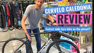 The NEW Cervélo Caledonia Is this the fastest wide tyre road bike in the world [upl. by Onoitna]