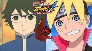 Denki Kaminarimon vs Boruto Uzumaki  NSUNS4 Road To Boruto HD [upl. by Prakash774]