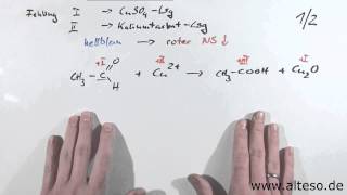 Übung Redoxreaktionen  FehlingProbe Variante A [upl. by Ross]