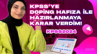 KPSS’ye Doping Hafıza’yla hazırlanmaya karar verdim  Neden mi Kpss2024 [upl. by Iblok]