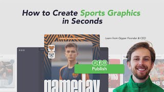 Gipper Graphics Demo  Create amp Share Social Media Sports Graphics in Seconds [upl. by Neleag]