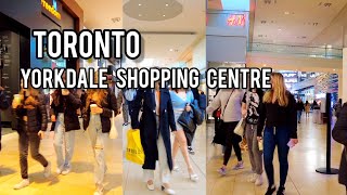 Toronto Yorkdale Shopping Centre Mall Toronto Canada 4k [upl. by Anirtak]