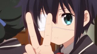 Love Chunibyo amp Other Delusions Dub  Rikka and Yuuta tossing notes [upl. by Khalsa]