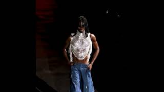 Alton Mason Owns the Runway for LaQuan Smith ❤️❤️❤️ fashion viralvideo runway fashionweek [upl. by Kreit]