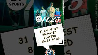 31 Cheapest 86Rated Players in EA FC 25 [upl. by Map743]