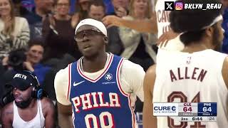 BROOKLYN FAN REACTS TO CAVALIERS at 76ERS  FULL GAME HIGHLIGHTS [upl. by Haleak]