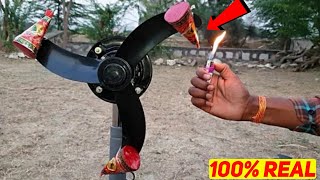 Anar On Table Fan  Top Awesome Diwali Experiment 🔥 800 × Speed on fan मोत को न्योता दे दिया [upl. by Pigeon]