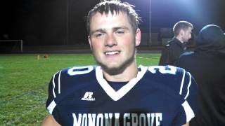 Video Monona Grove WR Trey Powers on beating Reedsburg [upl. by Honor]