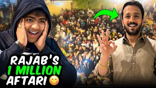 Rajab’s 1 million Aftari🤩 mery shoes koi otha kr le gya 🥲 [upl. by Rico]