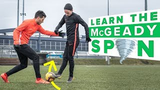 This football skill will beat any defender  Learn McGeady spin [upl. by Combes]