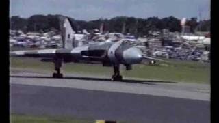 Avro Vulcan XH558 June 22nd 1991 Spectacular Take Off at Woodford Air ShowcRGriffith [upl. by Docilu747]