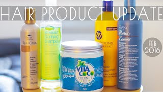 Hair Product Update  Feb 2016 [upl. by Dorsman]