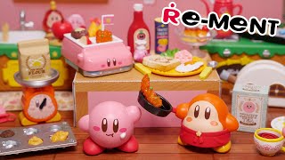 ReMent Kirby Kitchen Blind Box Unboxing FULL SET [upl. by Whetstone]