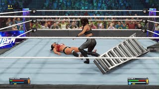 Ladder Katana Chance vs Nikki Bella  WWE 2K23  20240109 [upl. by Nabla833]