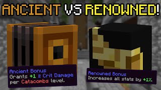 ANCIENT vs RENOWNED  Which Reforge is BETTER  Hypixel Skyblock [upl. by Ayikaz]