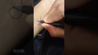 Easy temporary pen tattoo letter N tattoo bollywood music newsong bollywoodsongs [upl. by Lincoln749]