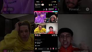 2k and 954Enzo on TikTok live Ft Guzman amp this random guy named funeral ￼ 🥩🎭 [upl. by Ludmilla]