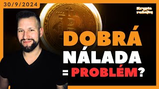 Príliš dobrá nálada na nové maximum Bitcoinu BTC kryptoraňajky [upl. by Chere]