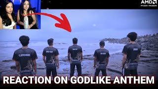 SHARKSHE MizoPlays React on Godlike Anthem 🔥  Reaction On Godl Anthem [upl. by Fortunio]