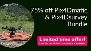 Huge savings 75 off Pix4Dmatic amp Pix4Dsurvey Bundle for drone mapping amp surveying Limited time [upl. by Allisirp536]