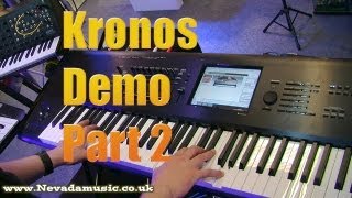 Korg Kronos Workstation Keyboard Demo Part 2 [upl. by Manville]