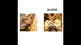 ✨🥐QUASO🥐✨  Cookie Run OvenBreak  TimeKeeper Cookie and Croissant Cookie  Quaso meme [upl. by Ambler]